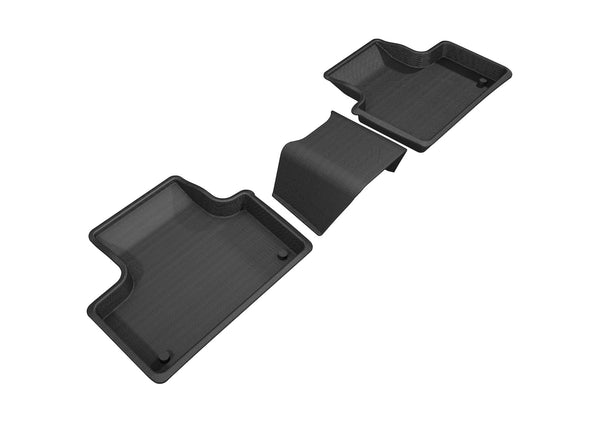 3D MAXpider KAGU Floor Mat for 2018-2023 VOLVO XC60 T5/ XC60 T6  - BLACK - 2ND ROW - L1VV02521509 []