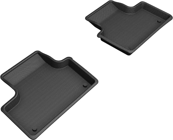 3D MAXpider KAGU Floor Mat for 2018-2023 VOLVO XC60 T8 TWIN ENGINE  - BLACK - 2ND ROW - L1VV02721509 []