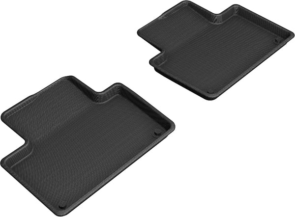 3D MAXpider KAGU Floor Mat for 2015-2023 VOLVO XC90 T8 TWIN ENGINE  - BLACK - 2ND ROW - L1VV02921509 []