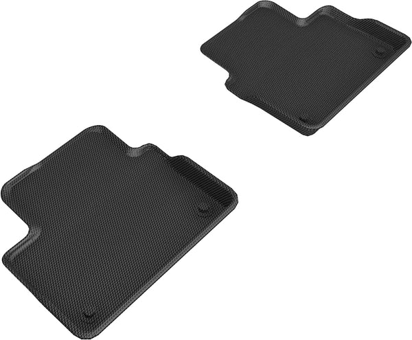 3D MAXpider KAGU Floor Mat for 2019-2023 VOLVO S60/ V60/ V60 CROSS COUNTRY  - BLACK - 2ND ROW - L1VV03521509 []