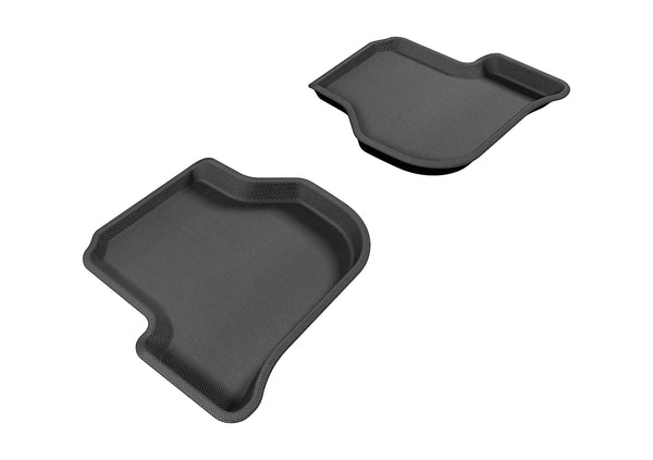 3D MAXpider KAGU Floor Mat for 2005-2013 VOLKSWAGEN JETTA  - BLACK - 2ND ROW - L1VW00821509 []