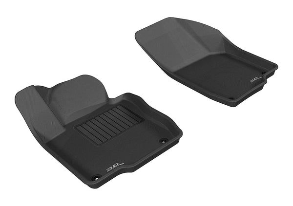 3D MAXpider KAGU Floor Mat for 2012-2019 VOLKSWAGEN PASSAT  - BLACK - 1ST ROW - L1VW05611509 []