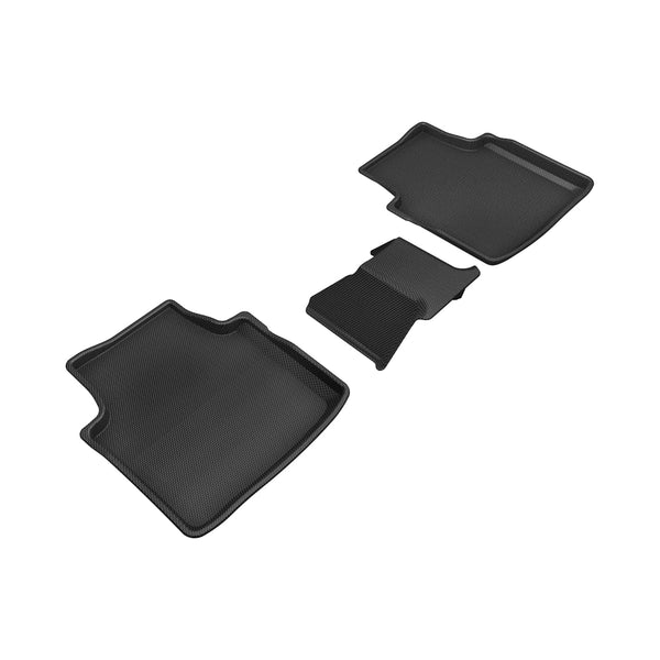 3D MAXpider KAGU Floor Mat for 2019-2023 VOLKSWAGEN ARTEON  - BLACK - 2ND ROW - L1VW09421509 []