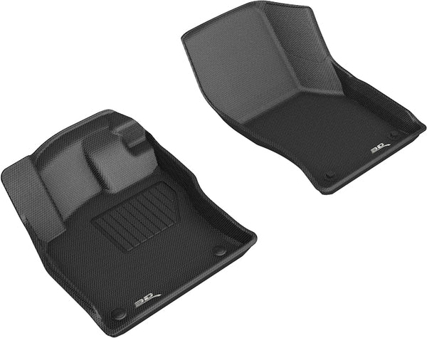 3D MAXpider KAGU Floor Mat for 2019-2023 VOLKSWAGEN JETTA  - BLACK - 1ST ROW - L1VW10111509 []