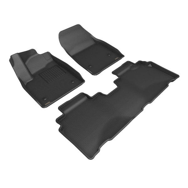 3D MAXpider KAGU Floor Mat for 2023-2023 CADILLAC LYRIQ  - BLACK - 1ST ROW 2ND ROW - L1CD02501509 [2013 2012 2011]