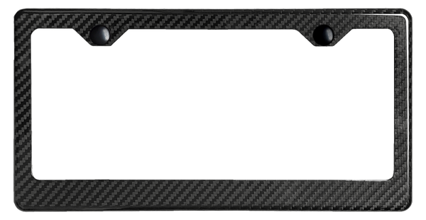 Blank Carbon Fiber Frame - Gloss Black License Plate Frame - LCF.462.GLB