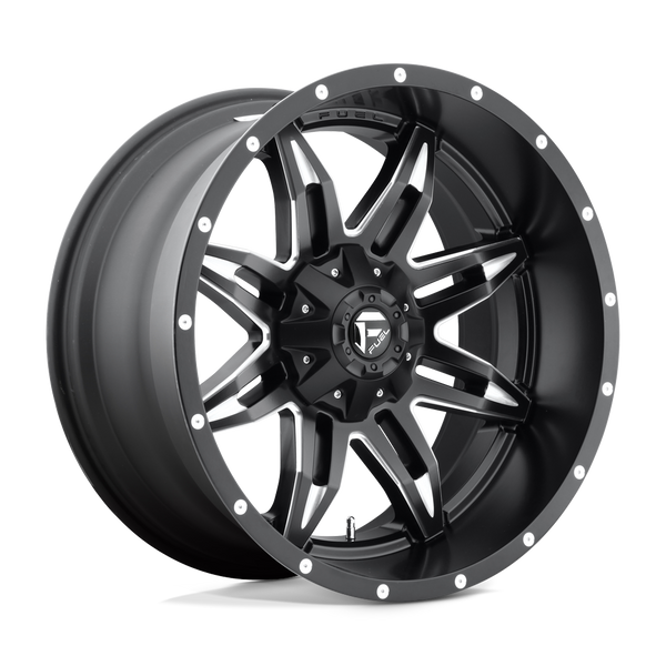 Fuel 1PC D567 LETHAL MATTE BLACK MILLED Wheels for 2007-2021 FORD EXPEDITION [] - 18X9 1 MM - 18"  - (2021 2020 2019 2018 2017 2016 2015 2014 2013 2012 2011 2010 2009 2008 2007)