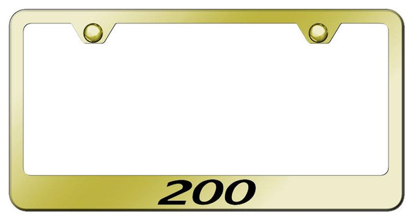 Chrysler Chrysler 200 Gold Laser Etched Standard License Frame - LF.200.EG