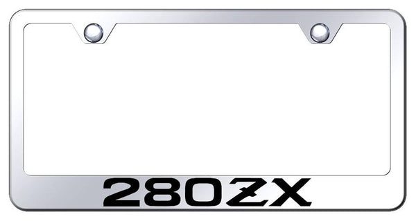 Nissan 280ZX Chrome Laser Etched Standard License Frame - LF.280ZX.EC