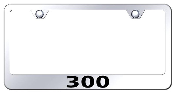 Chrysler 300 Name Chrome Laser Etched Standard License Frame - LF.300.EC