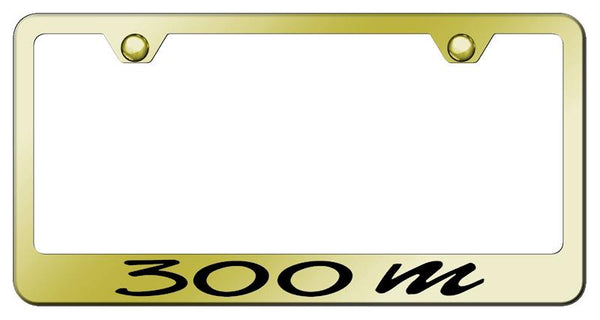 Chrysler 300m Gold Laser Etched Standard License Frame - LF.30M.EG