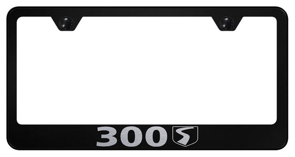 Chrysler 300S Black Laser Etched Standard License Frame - LF.30S.EB