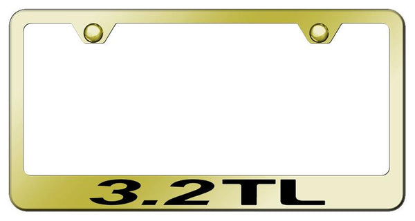Acura 3.2 TL Gold Laser Etched Standard License Frame - LF.32T.EG