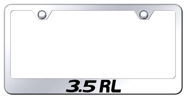 Acura 3.5 RL Chrome Laser Etched Standard License Frame - LF.35R.EC