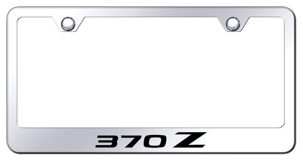 Nissan 370Z Chrome Laser Etched Standard License Frame - LF.370.EC