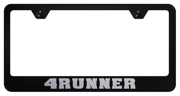 Toyota 4Runner Black Laser Etched Standard License Frame - LF.4RU.EB