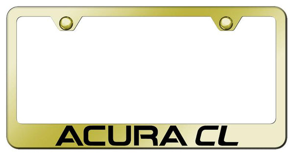 Acura Acura CL Gold Laser Etched Standard License Frame - LF.ACL.EG