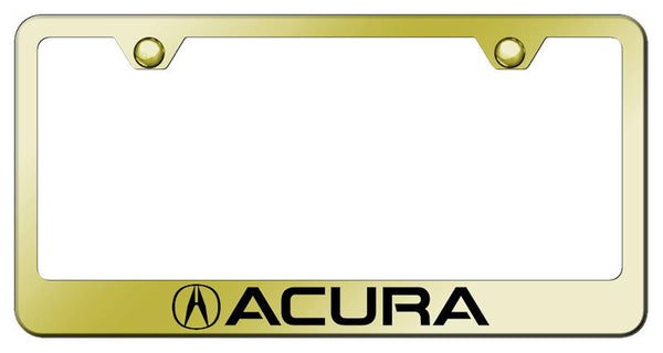 Acura Acura Gold Laser Etched Standard License Frame - LF.ACU.EG