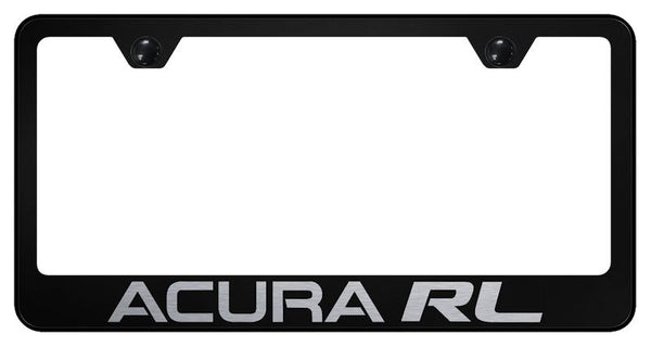 Acura Acura RL Black Laser Etched Standard License Frame - LF.ARL.EB