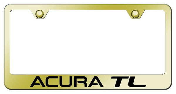 Acura Acura TL Gold Laser Etched Standard License Frame - LF.ATL.EG