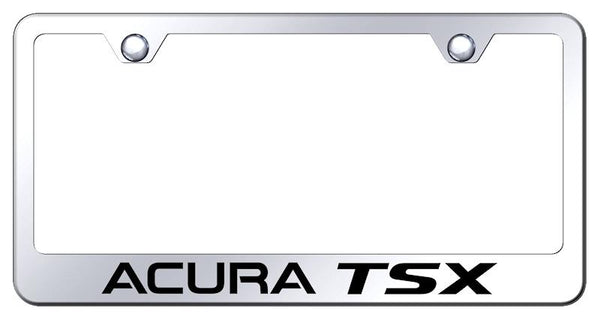 Acura Acura TSX Chrome Laser Etched Standard License Frame - LF.ATS.EC