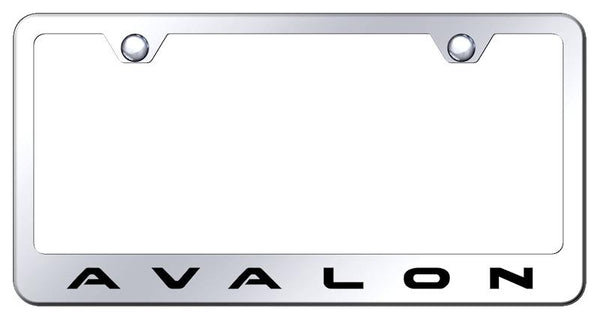 Toyota Avalon Chrome Laser Etched Standard License Frame - LF.AVA.EC