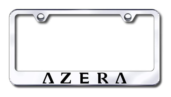 Hyundai Azera Chrome Laser Etched Standard License Frame - LF.AZE.EC