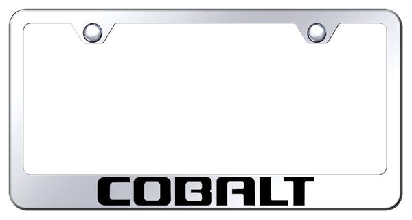 Chevrolet Cobalt Chrome Laser Etched Standard License Frame - LF.CBT.EC