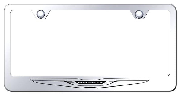 Chrysler Chrysler Logo Chrome Laser Etched Standard License Frame - LF.CHRL.EC