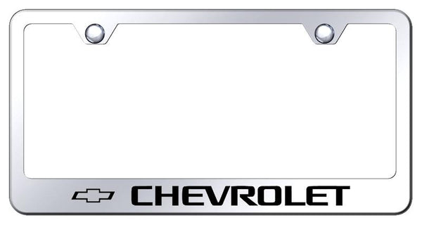 Chevrolet Chevrolet Chrome Laser Etched Standard License Frame - LF.CHV.EC