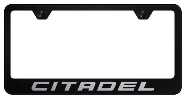 Dodge Citadel Black Laser Etched Standard License Frame - LF.CITA.EB