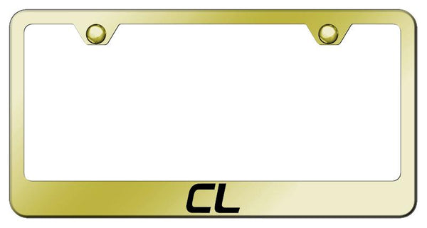 Acura CL Gold Laser Etched Standard License Frame - LF.CL.EG