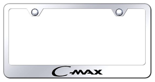 Ford C-Max Chrome Laser Etched Standard License Frame - LF.CMAX.EC