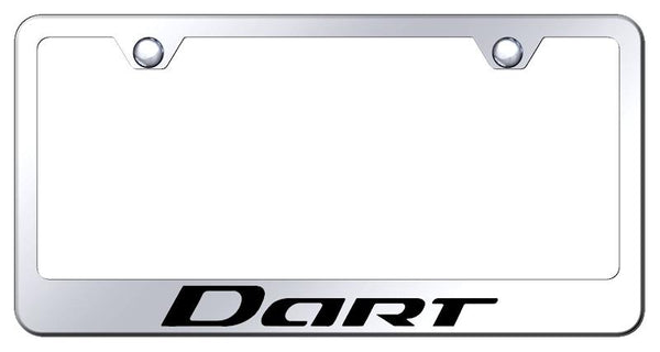 Dodge Dart Chrome Laser Etched Standard License Frame - LF.DART.EC