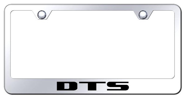 Cadillac DTS Chrome Laser Etched Standard License Frame - LF.DTS.EC