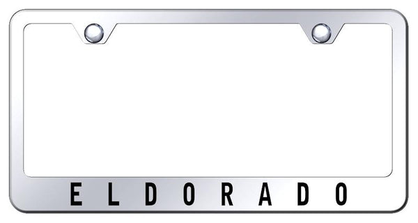 Cadillac Eldorado Chrome Laser Etched Standard License Frame - LF.ELD.EC