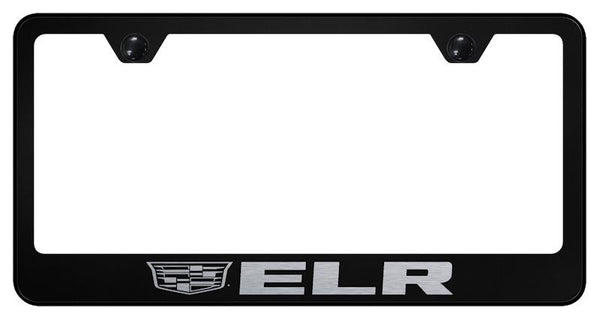 Cadillac ELR Black Laser Etched Standard License Frame - LF.ELR3.EB