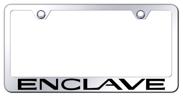 Buick Enclave Chrome Laser Etched Standard License Frame - LF.ENC.EC