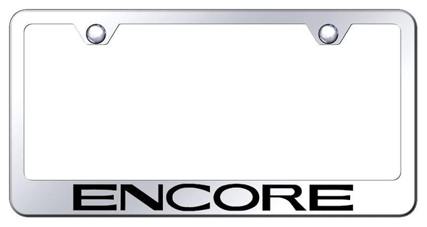 GMC Encore Chrome Laser Etched Standard License Frame - LF.ENCO.EC