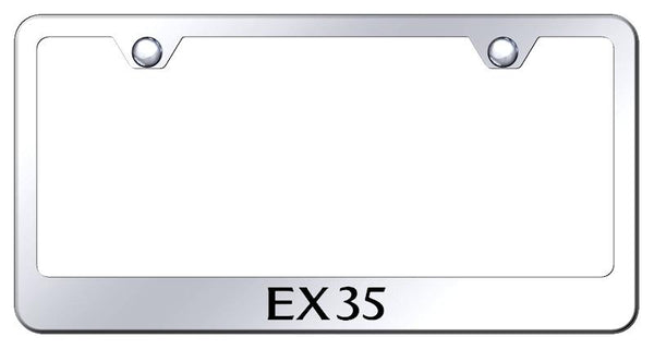 Infiniti EX35 Chrome Laser Etched Standard License Frame - LF.EX35.EC