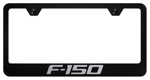 Ford F-150 Black Laser Etched Standard License Frame - LF.F15.EB