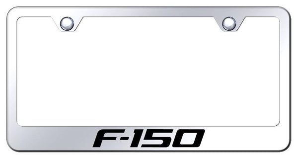 Ford F-150 Chrome Laser Etched Standard License Frame - LF.F15.EC