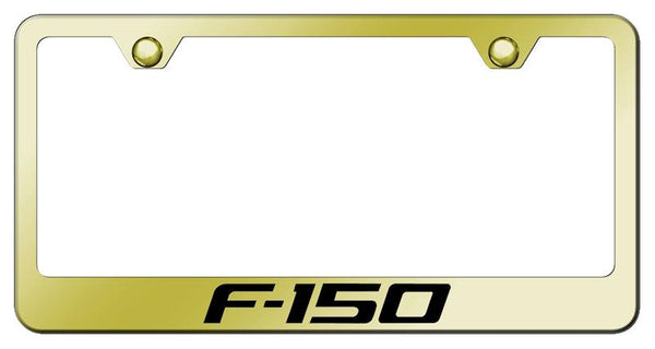 Ford F-150 Gold Laser Etched Standard License Frame - LF.F15.EG