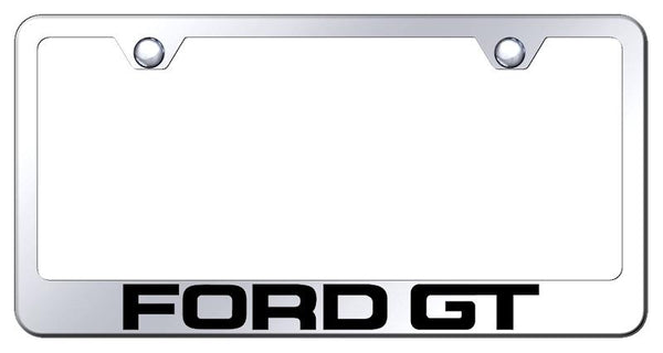 Ford Ford GT Chrome Laser Etched Standard License Frame - LF.FGT.EC