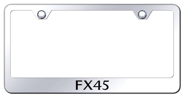 Infiniti FX45 Chrome Laser Etched Standard License Frame - LF.FX4.EC