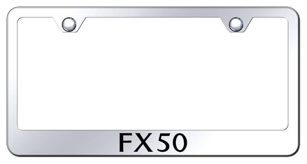 Infiniti FX50 Chrome Laser Etched Standard License Frame - LF.FX50.EC