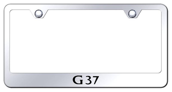 Infiniti G37 Chrome Laser Etched Standard License Frame - LF.G37.EC