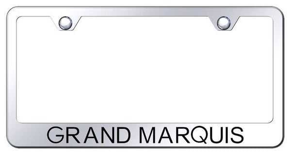 Mercury Grand Marquis Chrome Laser Etched Standard License Frame - LF.GMQ.EC