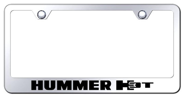 Hummer Hummer H3T Chrome Laser Etched Standard License Frame - LF.H3T.EC