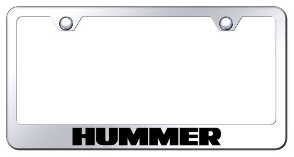 Hummer Hummer Chrome Laser Etched Standard License Frame - LF.HUM.EC